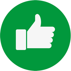thumbs up - good customer review